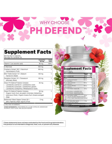 Probioticos Clean Nutraceuticals para Mujeres 60 Cápsulas