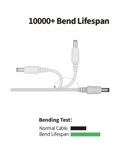 Cable de Extensión Tonton 15W 3,05m para Echo Dot y Fire TV 2