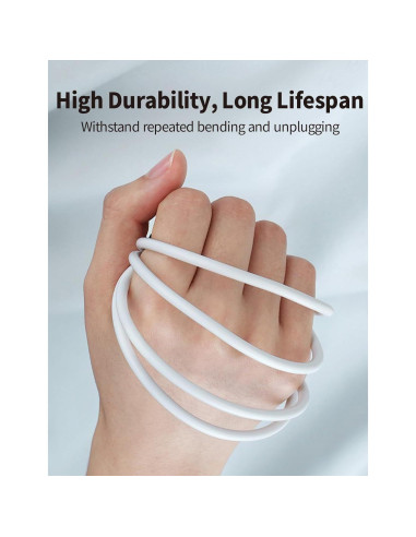 Cable de Extensión Tonton 15W 3,05m para Echo Dot y Fire TV