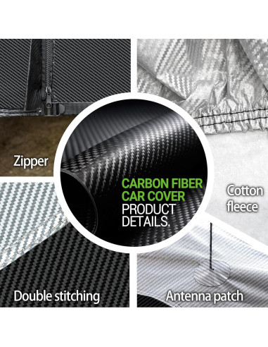 Cubierta para SUV Season Guard Fibra Carbono Todo Clima