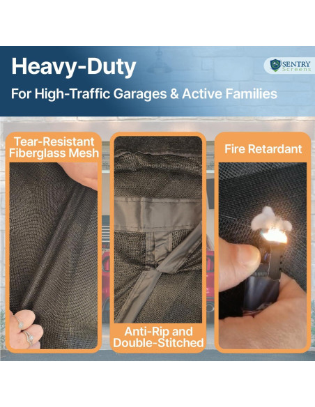 Pantalla Magnética Sentry Screens para Garaje 2 Autos 1,36kg
