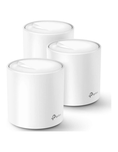 TP-Link Deco X20 WiFi 6 Mesh - Cubre 538 m, Paquete de 3