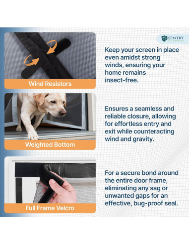 Pantalla Magnética Sentry Screens para Garaje 2 Autos 1,36kg