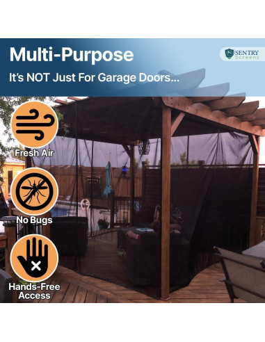 Pantalla Magnética Sentry Screens para Garaje 2 Autos 1,36kg