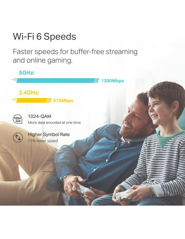 TP-Link Deco X20 WiFi 6 Mesh - Cubre 538 m, Paquete de 3