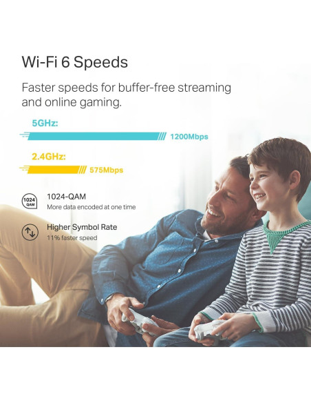 TP-Link Deco X20 WiFi 6 Mesh - Cubre 538 m, Paquete de 3