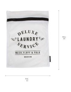 Set de 3 Bolsas de Lavado de Malla Simplify - Negro 2