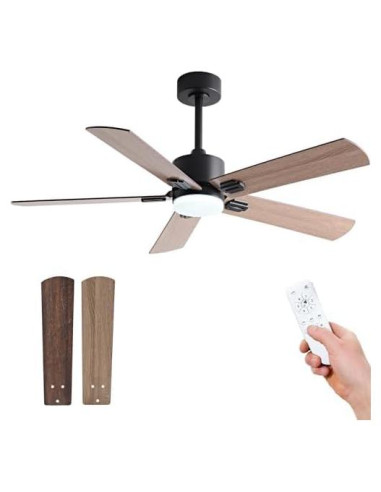 Ventilador de Techo KENSID 106,68 cm con Luz y Control Remoto