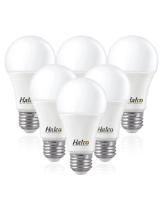 Bombillas LED Halco ProLed A19 9W 720 Lúmenes 6 Paquete