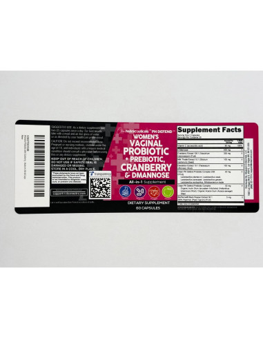 Probioticos Clean Nutraceuticals para Mujeres 60 Cápsulas