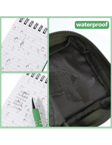 Cuaderno Impermeable Prudiut 3 Pcs Verde 7,62x12,7cm