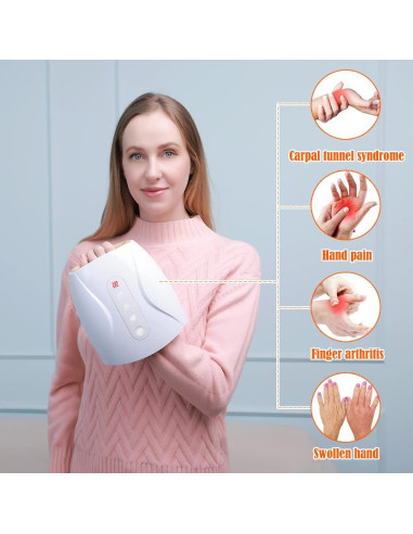 Masajeador de Manos Eléctrico Woolala con Calor y Compresión