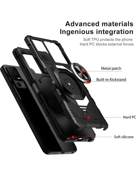 Funda Ailiber para TCL 40 XL T608M con Protector de Pantalla