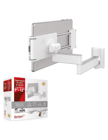 Soporte de Tablet Barkan T54 7-12" Pared 360 Movimiento Completo