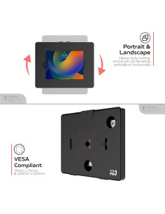 Soporte de Pared para iPad CTA Digital PAD-PARAW - Antirrobo 2