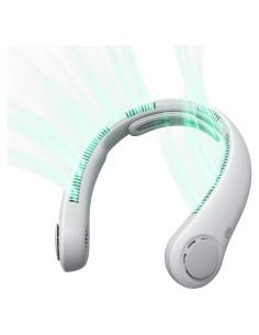 Ventilador de Cuello JISULIFE Portátil 5 Velocidades 5000mAh