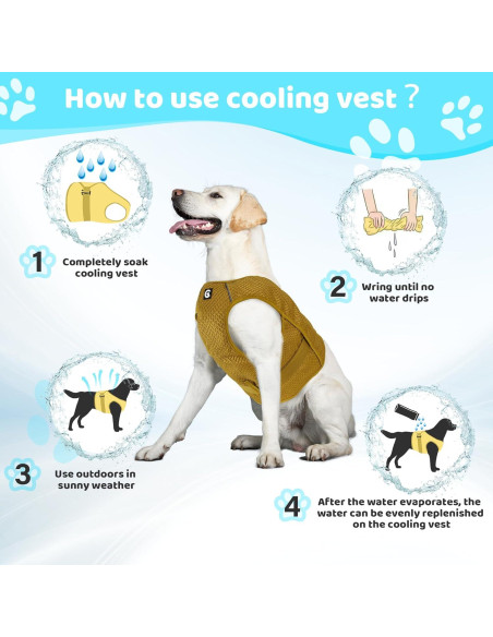 Chaleco Refrigerante para Perros Kikibest L 60-76 cm Ajustable