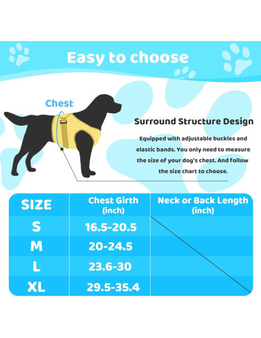 Chaleco Refrigerante para Perros Kikibest L 60-76 cm Ajustable