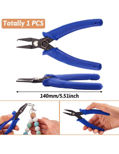 Alicates de Apertura de Anillos Beadthoven 140mm Color Gunmetal