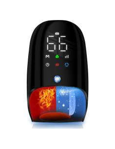 Masajeador de Mano Inalámbrico KNQZE con Calor y Compresión