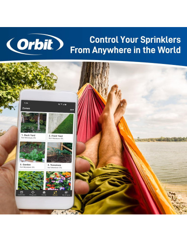 Controlador de Riego Orbit B-hyve 6 Zonas WiFi Interior/Exterior