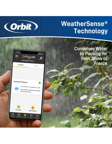 Controlador de Riego Orbit B-hyve 6 Zonas WiFi Interior/Exterior