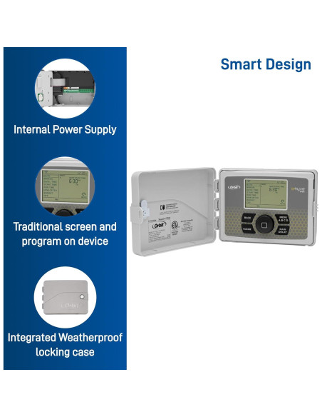 Controlador de Riego Orbit B-hyve 6 Zonas WiFi Interior/Exterior