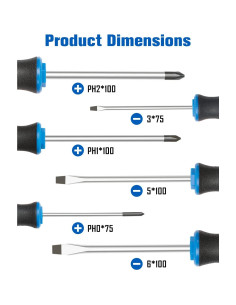 Juego de Destornilladores Magnéticos Rotation 6 Piezas 2
