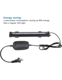 Luz de piedra de aire LED PULACO 25.4 cm 2W para acuario 2