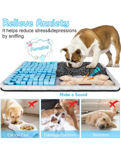 Alfombra para Olfatear Perros ZGXIAOLE 60x44 cm Antideslizante 2