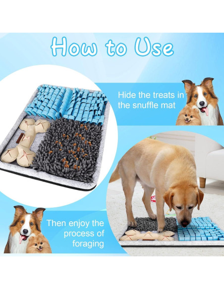 Alfombra para Olfatear Perros ZGXIAOLE 60x44 cm Antideslizante