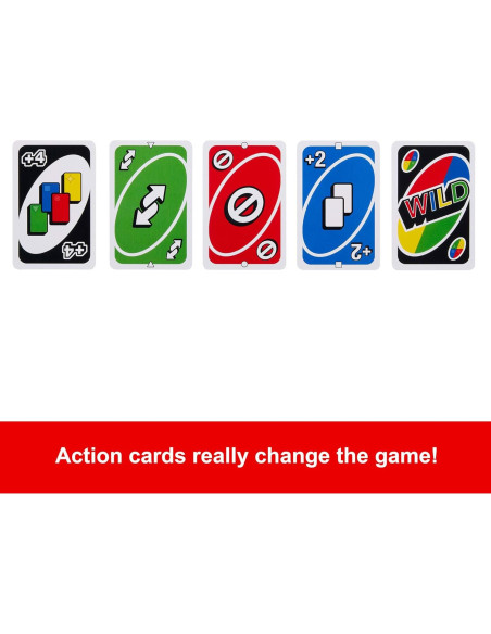 Juego de Cartas UNO Clásico Mattel - 112 Cartas en Lata Juego de Cartas UNO Clásico Mattel - 112 Cartas en Lata