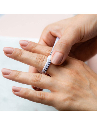 Medidor de Anillos de Acero Inoxidable 0-13 con Cinturón