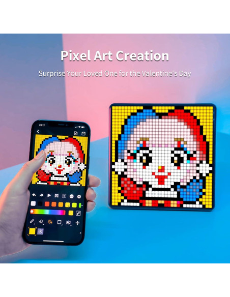 Divoom Pixoo-Max Pantalla LED 32x32 para Decoración