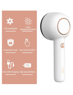 Raspador de Tela TEKI Eliminador de Pelusa Recargable USB 2