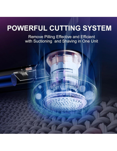 Raspador de Tela TEKI Eliminador de Pelusa Recargable USB