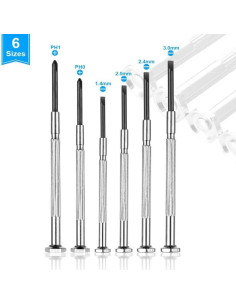 Juego de Destornilladores Mini NSZETZ 6 Piezas Precisión 2