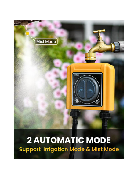 Temporizador de Riego RAINPOINT WiFi 2 Zonas Control Voz