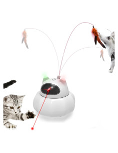 Juguete Interactivo para Gatos TBTeek 3 en 1 Recargable