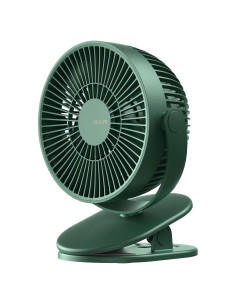 Ventilador Clip JISULIFE 3 en 1 Portátil 4000mAh Verde