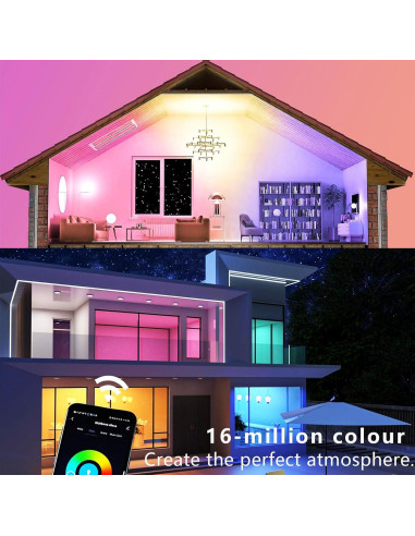 Bombilla LED Inteligente YKNAWOIR RGB 9W E27 Control APP