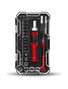 Juego de Destornilladores IronCube 56 Piezas con Estuche