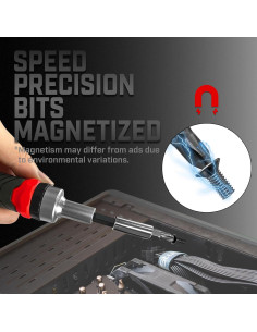 Juego de Destornilladores IronCube 56 Piezas con Estuche 2