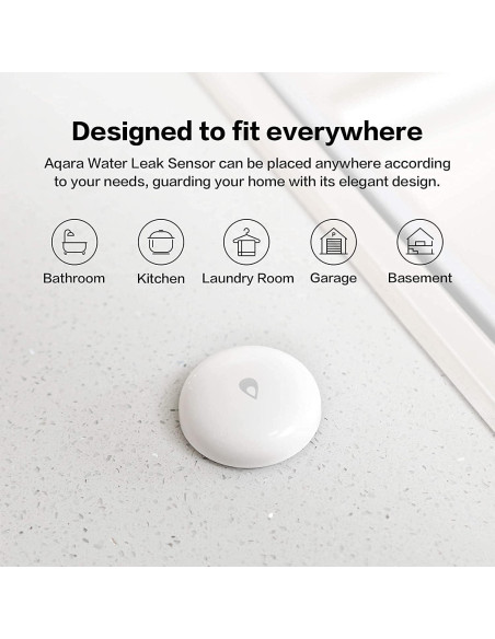 Sensor de Fugas de Agua Aqara SJCGQ11LM Inalámbrico IP67 Sensor de Fugas de Agua Aqara SJCGQ11LM Inalámbrico IP67