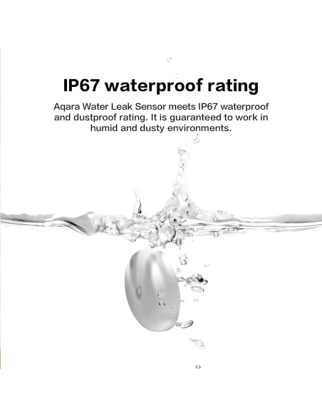 Sensor de Fugas de Agua Aqara SJCGQ11LM Inalámbrico IP67 Sensor de Fugas de Agua Aqara SJCGQ11LM Inalámbrico IP67