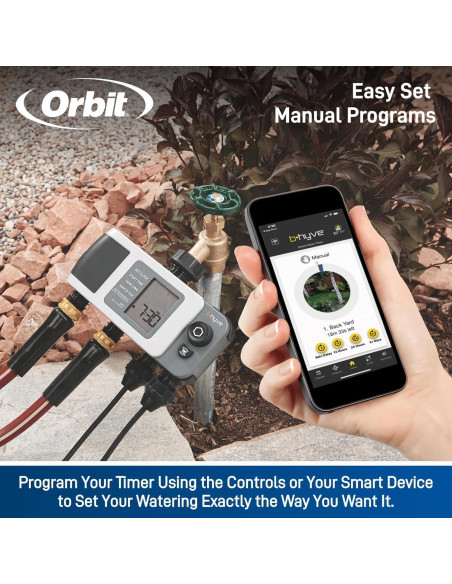 Temporizador de Riego Orbit B-hyve XD 4 Puertos Inteligente