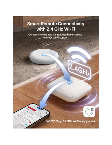 Detector de Fugas de Agua Wi-Fi X-Sense SWS0A41, 4 Sensores