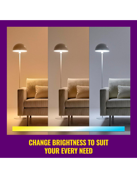 Bombilla LED inteligente WiZ A19 8.8W Multicolor E26 Bombilla LED inteligente WiZ A19 8.8W Multicolor E26