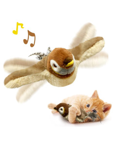 Juguete Interactivo para Gatos KreizyGo Gorrión con Catnip