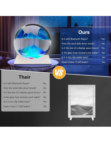 Lámpara de Mesa KOKBNR con Altavoz Bluetooth y Luz RGB